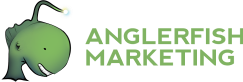 angler fish marketing logo